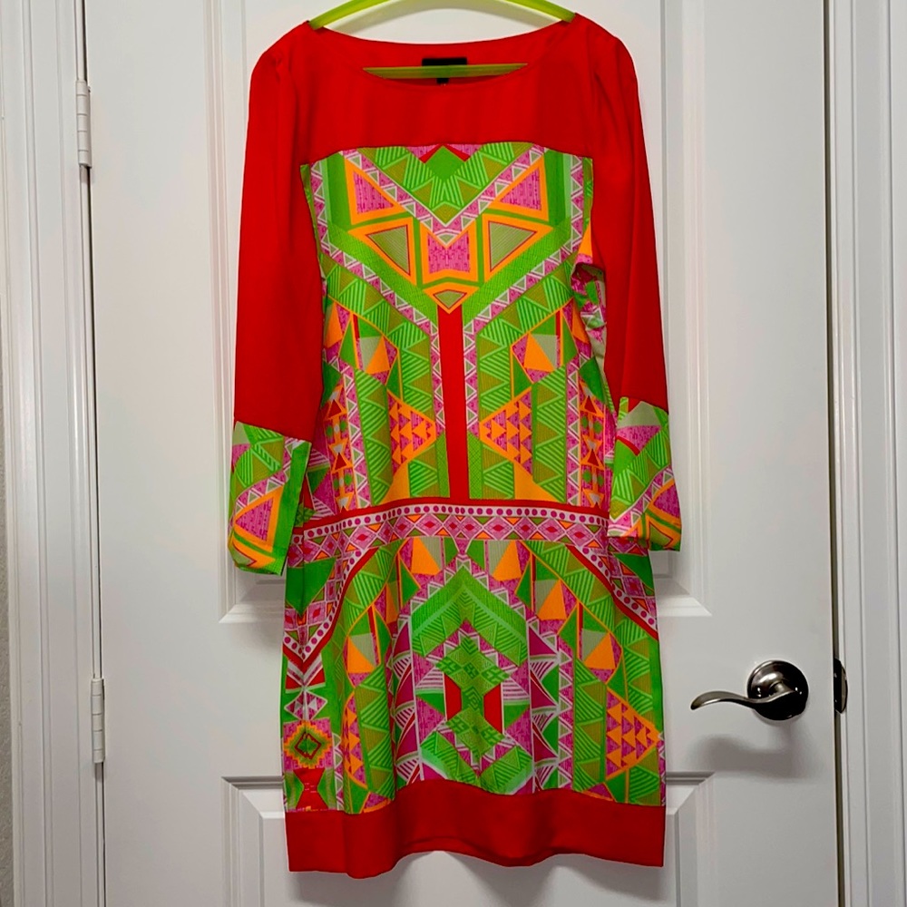 NWOT Hale Bob South Beach Deco dress